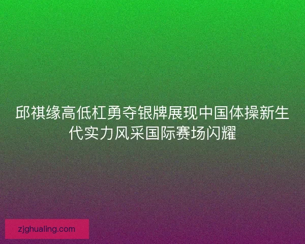 邱祺缘高低杠勇夺银牌展现中国体操新生代实力风采国际赛场闪耀